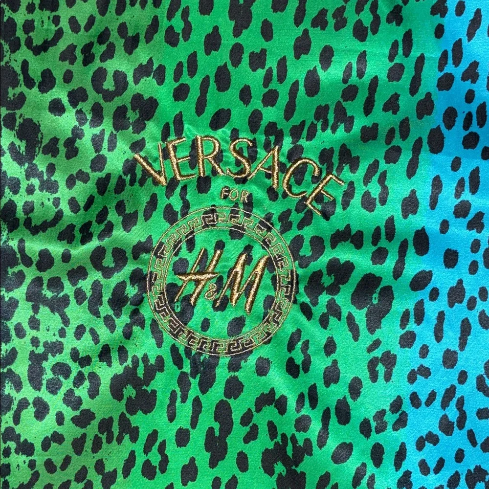 Versace Garment Bag Colorful Leopard Print